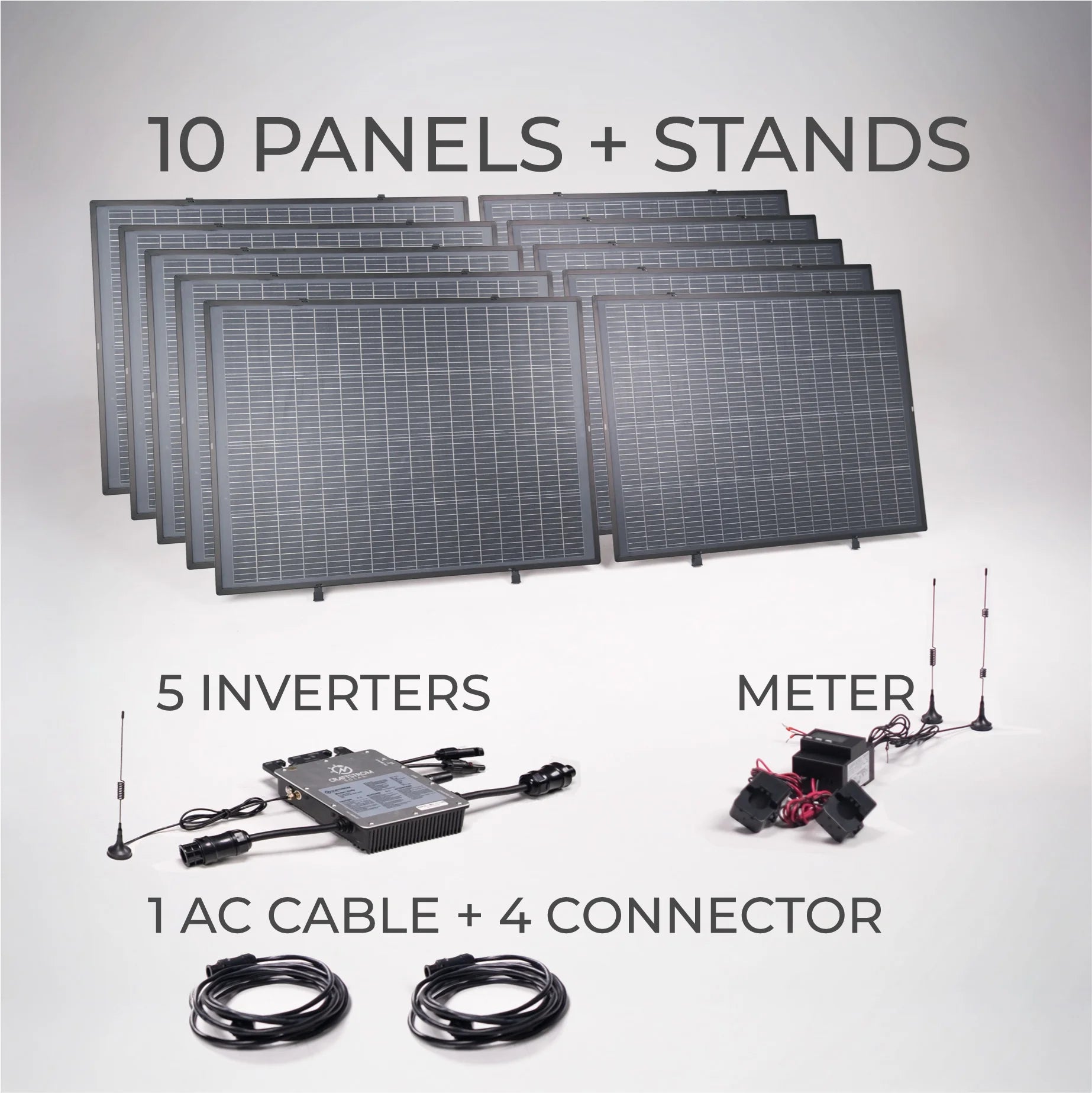 2000 Watt Craftstrom Plug & Play Balcony Solar Kit