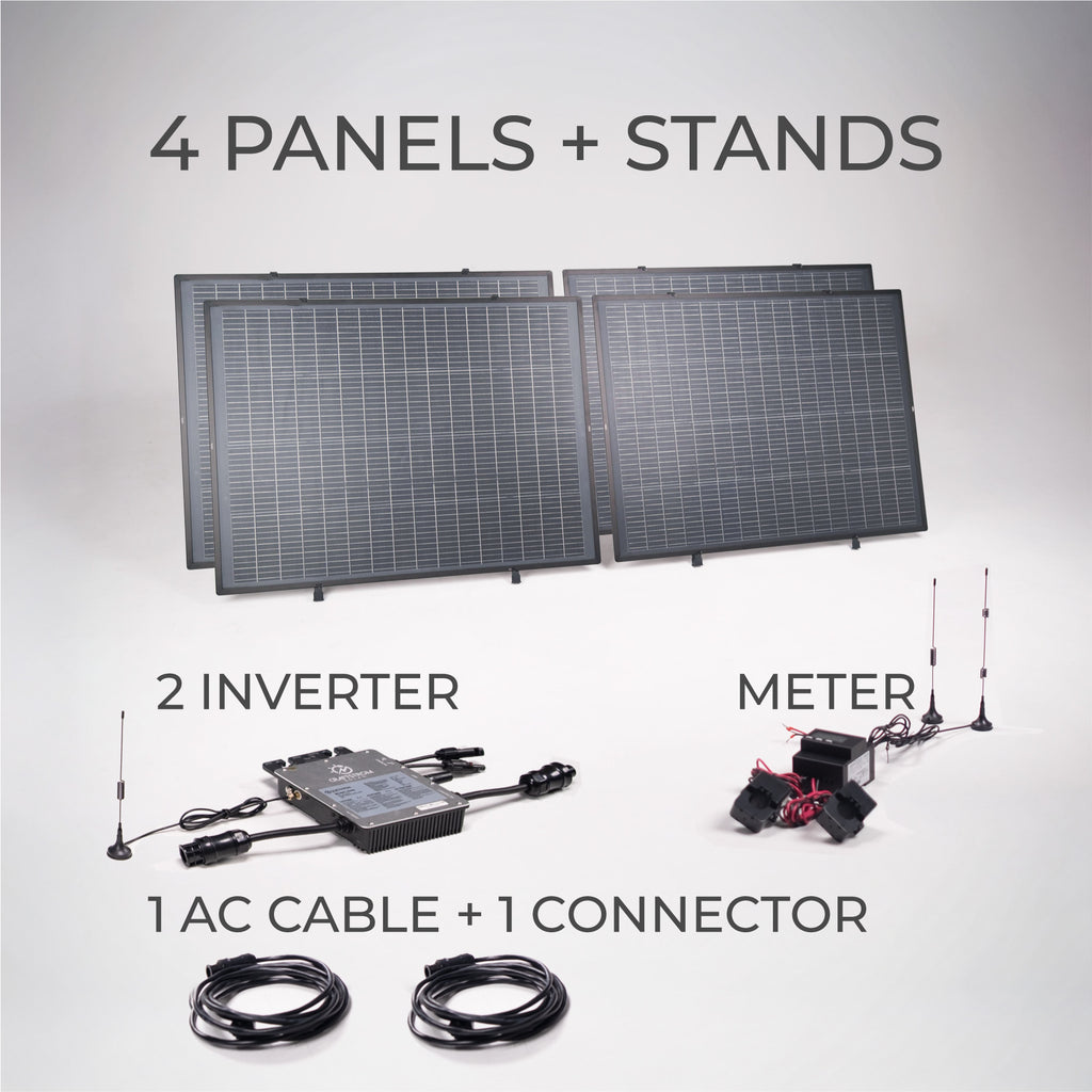800 Watt Craftstrom Plug & Play Balcony Solar Kit