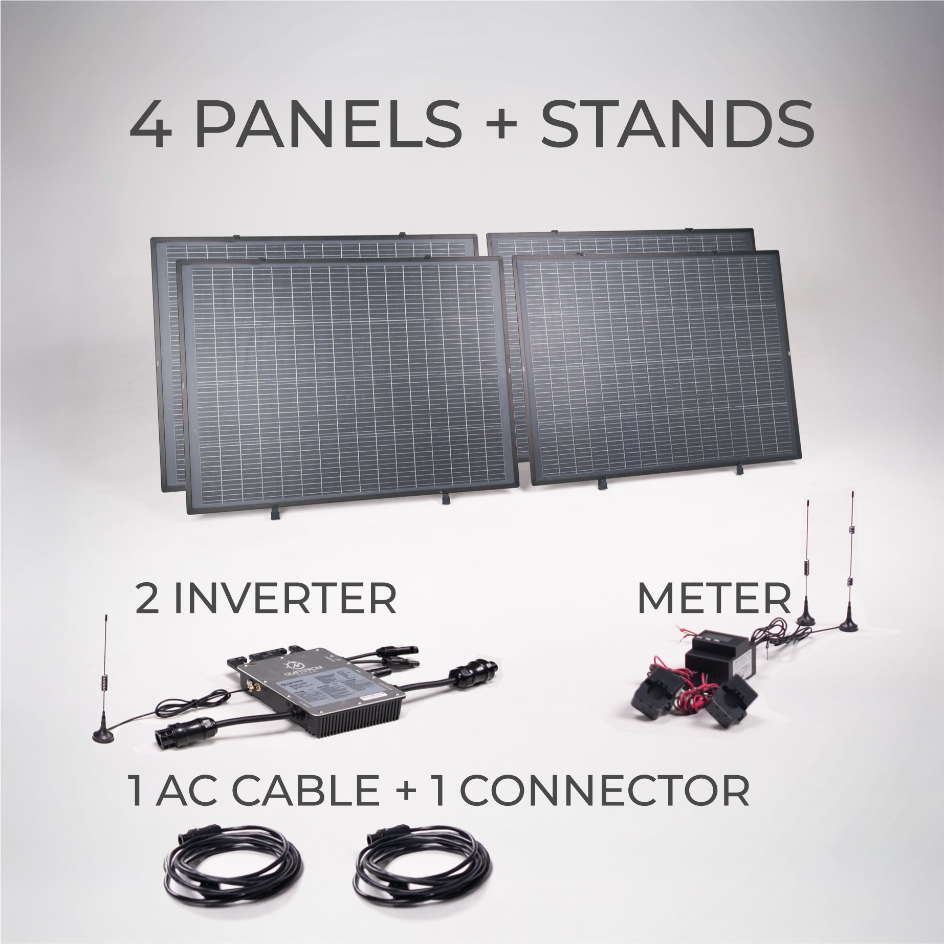 800 Watt Craftstrom Plug & Play Balcony Solar Kit