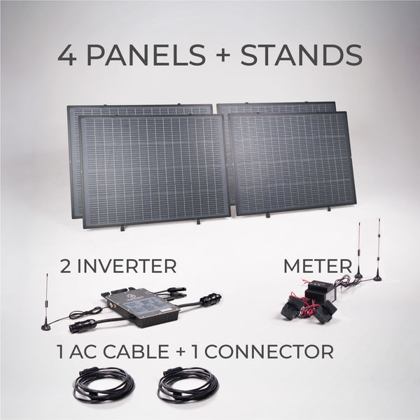 800 Watt Craftstrom Plug & Play Balcony Solar Kit